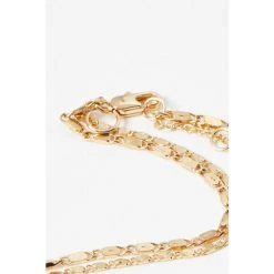 Oliver Bonas Gold Marina Twist Layered Chain Pendant Necklace -Oliver Bonas Shop unnamed file 1024