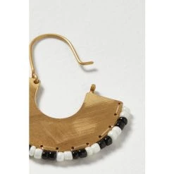 Oliver Bonas Natural Arcadia Semi Circle With Bead Detail Trim Hoop Earrings -Oliver Bonas Shop unnamed file 103