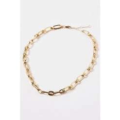 Oliver Bonas Gold Tone Merilee Links Chain Necklace