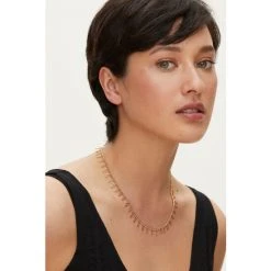 Oliver Bonas Gold Coloured Margot Leaf Motif Chain Necklace -Oliver Bonas Shop unnamed file 1041