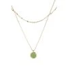 Oliver Bonas Emir Round Gold Coloured Enamel Drop Double Row Necklace -Oliver Bonas Shop unnamed file 1059