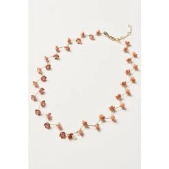 Oliver Bonas Orange Fleur Flower Link Collar Necklace -Oliver Bonas Shop unnamed file 1074