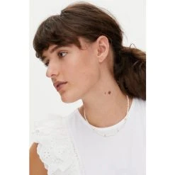 Oliver Bonas Edith Gold Coloured Pearl And Bead Necklace -Oliver Bonas Shop unnamed file 1083