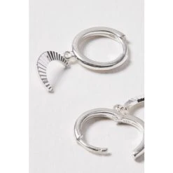 Oliver Bonas Luna Engraved Moon Silver Drop Earrings -Oliver Bonas Shop unnamed file 110