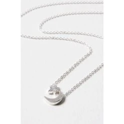 Oliver Bonas Star & Moon Charm Pendant Necklace -Oliver Bonas Shop unnamed file 1105