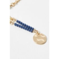 Oliver Bonas Blue Romina Beads And Pearls With Textured Disc Pendant Necklace 12 Oliver Bonas Blue Romina Beads And Pearls With Textured Disc Pendant Necklace -Oliver Bonas Shop unnamed file 1118