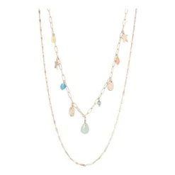 Oliver Bonas Natural Layered Necklace