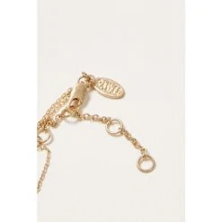 Oliver Bonas Gold Zada Hammered Heart Double Row Layered Necklace -Oliver Bonas Shop unnamed file 1148