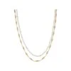 Oliver Bonas Natural Bondi Pearl Chain Double Row Chain Necklace -Oliver Bonas Shop unnamed file 1155