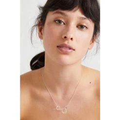 Oliver Bonas Sterling Silver Ellie Textured Organic Rings Necklace -Oliver Bonas Shop unnamed file 1169