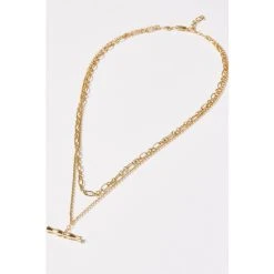 Oliver Bonas Womens Gold Plated Brass Iustus Double Row T Bar Bamboo Pendant Necklace -Oliver Bonas Shop unnamed file 1181