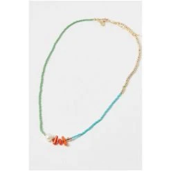Oliver Bonas Natural Nara Seed Bead Pearl And Stone Chips Necklace -Oliver Bonas Shop unnamed file 1194