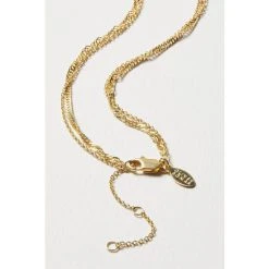 Oliver Bonas Darcy Stone Drop Double Row Gold Plated Layered Necklace -Oliver Bonas Shop unnamed file 1204