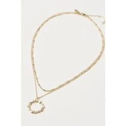Oliver Bonas Gold Plated Layered Necklace -Oliver Bonas Shop unnamed file 1214