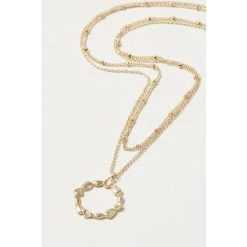 Oliver Bonas Gold Plated Layered Necklace -Oliver Bonas Shop unnamed file 1215