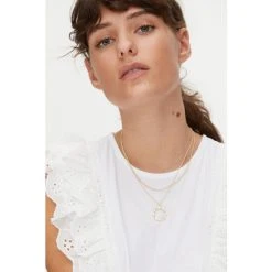 Oliver Bonas Gold Plated Layered Necklace -Oliver Bonas Shop unnamed file 1217