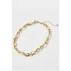 Oliver Bonas Evelyn Textured & Twisted Links Chunky Gold Tone Chain Necklace -Oliver Bonas Shop unnamed file 1220