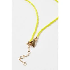 Oliver Bonas Yellow Skyla Seed Bead And Pearl Drop Necklace -Oliver Bonas Shop unnamed file 1232