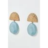 Oliver Bonas Blue Ezra Stone Stud Earrings -Oliver Bonas Shop unnamed file 128