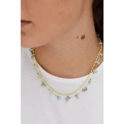 Oliver Bonas Natural Rudi Beaded Chain And Stone Chips Layered Necklace -Oliver Bonas Shop unnamed file 1294