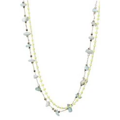 Oliver Bonas Natural Rudi Beaded Chain And Stone Chips Layered Necklace -Oliver Bonas Shop unnamed file 1295