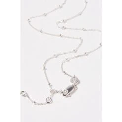 Oliver Bonas Silver Plated Grazia Machine Engraved Heart Charm Necklace -Oliver Bonas Shop unnamed file 1304