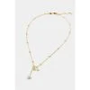 Oliver Bonas Blue Ula Flower Pearl & Heart Gold Plated Chain Necklace -Oliver Bonas Shop unnamed file 1310