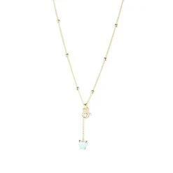 Oliver Bonas Blue Ula Flower Pearl & Heart Gold Plated Chain Necklace -Oliver Bonas Shop unnamed file 1313