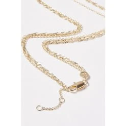 Oliver Bonas Green Darcey Stone Drop Double Row Gold Plate Necklace -Oliver Bonas Shop unnamed file 1324