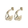 Oliver Bonas Gold Coloured Marci Shiny Wavy Metal Hoop Earrings -Oliver Bonas Shop unnamed file 133