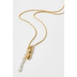 Oliver Bonas Natural Vera Pearl & Golden Nugget Chain Necklace -Oliver Bonas Shop unnamed file 1336