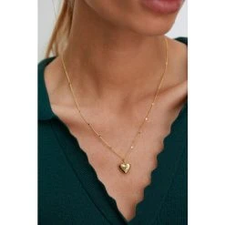 Oliver Bonas Oceania Heart Charm Gold Plated Chain Necklace -Oliver Bonas Shop unnamed file 1349