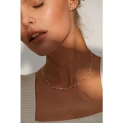 Oliver Bonas White Oak Figaro Chain Necklace -Oliver Bonas Shop unnamed file 1355