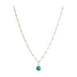 Oliver Bonas Alula Round Onyx Drop Gold Plated Necklace -Oliver Bonas Shop unnamed file 1370