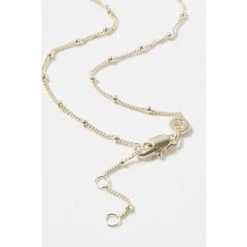 Oliver Bonas Alula Round Labradorite Drop Gold Plated Pendant Necklace -Oliver Bonas Shop unnamed file 1420