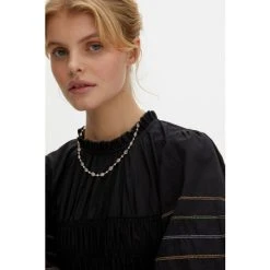 Oliver Bonas Pink Clover Pearl And Quartz Gold Plated Collar Necklace -Oliver Bonas Shop unnamed file 1428