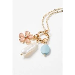 Oliver Bonas Natural Ariana Flower And Pearl Drop Pendant Necklace -Oliver Bonas Shop unnamed file 1445