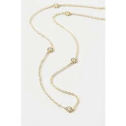 Oliver Bonas Gold Plated Amara Mini Flower Detail Chain Necklace -Oliver Bonas Shop unnamed file 1457