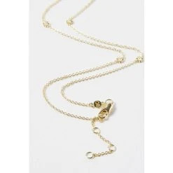 Oliver Bonas Gold Plated Amara Mini Flower Detail Chain Necklace -Oliver Bonas Shop unnamed file 1458