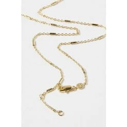Oliver Bonas Grey Blythe Pebble Charm Paua Shell Gold Plated Pendant Necklace -Oliver Bonas Shop unnamed file 1466
