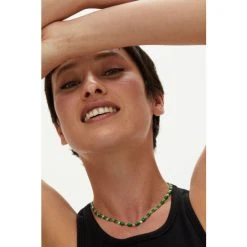 Oliver Bonas Matira Enamel Coated Chain Necklace -Oliver Bonas Shop unnamed file 1480