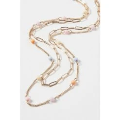 Oliver Bonas Natural Multi Layered Chain Necklace -Oliver Bonas Shop unnamed file 1484