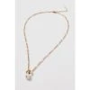 Oliver Bonas Gold Tone Rafa Round Bead Pearl Drop Chain Necklace -Oliver Bonas Shop unnamed file 1496