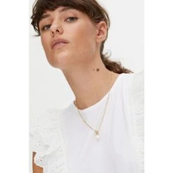 Oliver Bonas Gold Tone Rafa Round Bead Pearl Drop Chain Necklace -Oliver Bonas Shop unnamed file 1498