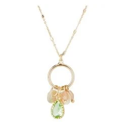 Oliver Bonas Natural Drop Pendant Necklace