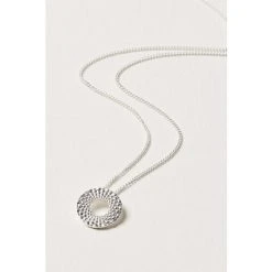 Oliver Bonas Silver Spiral Detail Loop Pendant Necklace -Oliver Bonas Shop unnamed file 1532