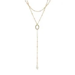 Oliver Bonas Natural Skylar Enamel Bead & Pearl Layered Necklace -Oliver Bonas Shop unnamed file 1548