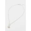 Oliver Bonas White Lucia Loop & Round Pearl Drop Sterling Silver Necklace -Oliver Bonas Shop unnamed file 1549