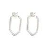 Oliver Bonas Hexagon Silver Hoops -Oliver Bonas Shop unnamed file 156
