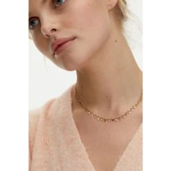 Oliver Bonas Gold Coloured Nadine Tiny Discs Necklace -Oliver Bonas Shop unnamed file 1579